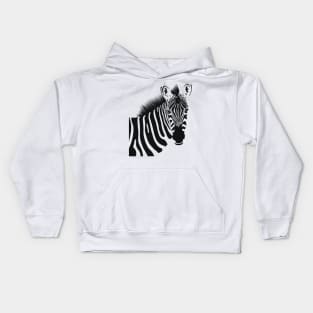 Zebra Animal Print Kids Hoodie